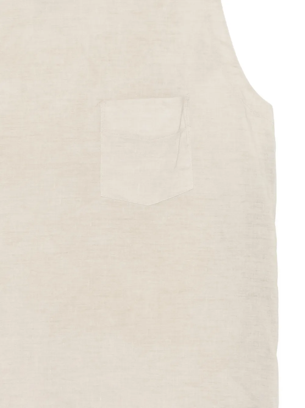 Ziggy Chen Gilet met borstzak Beige