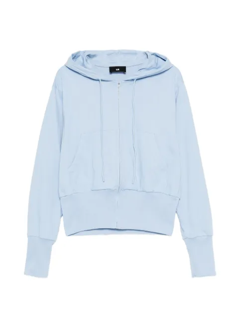 LII zip-up drawstring hoodie