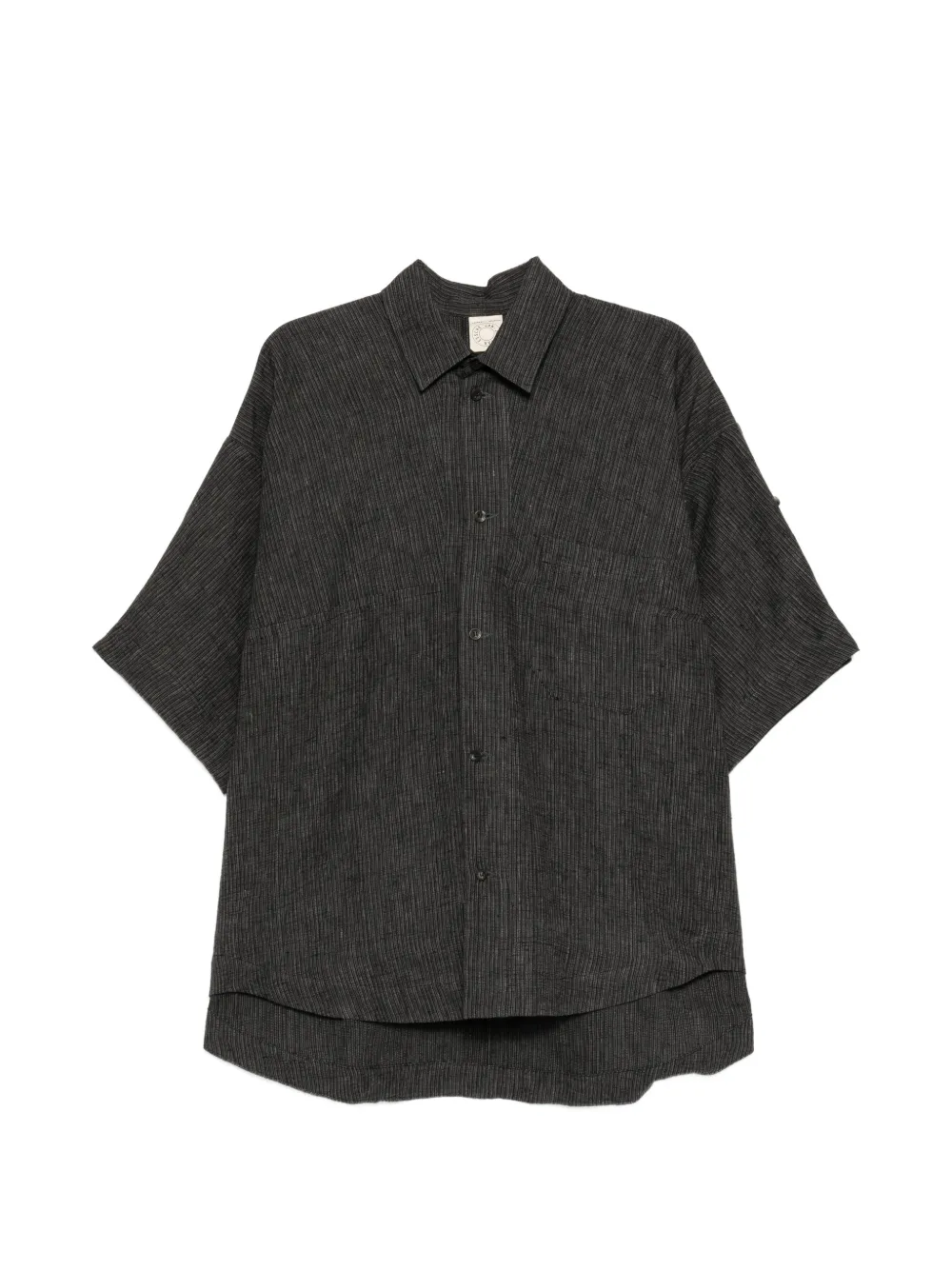 Jan Jan Van Essche striped short-sleeve shirt - Grigio