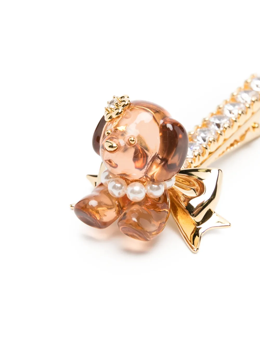  Yvmin Dog Bow Hair Clip - Gold 