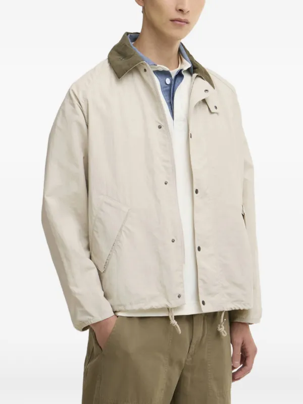 Barbour Transport Button Jacket | Neutrals | FARFETCH