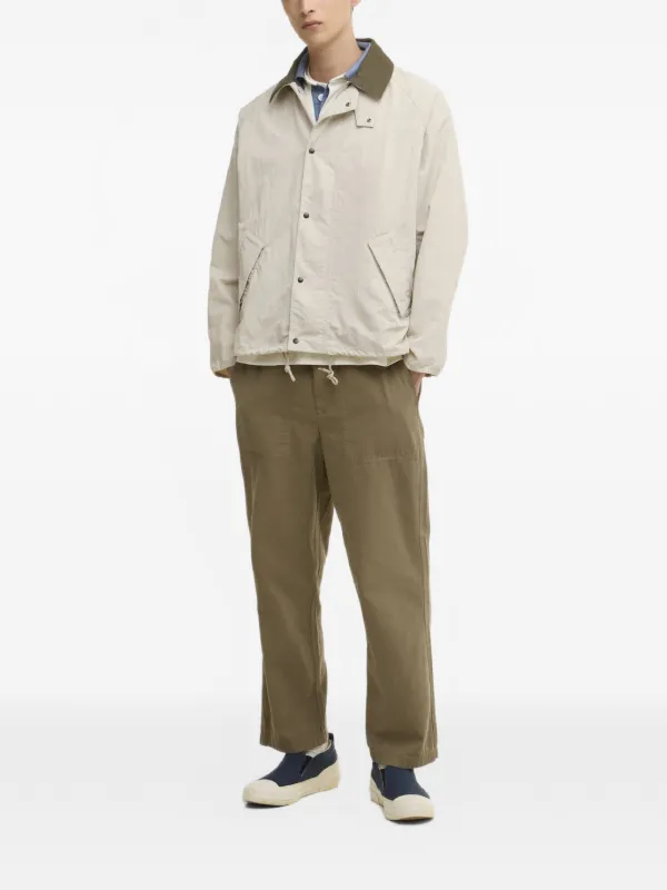 Barbour Transport Button Jacket | Neutrals | FARFETCH