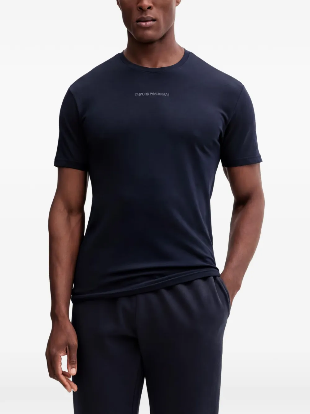 Armani Exchange short-sleeve T-shirt - Blu