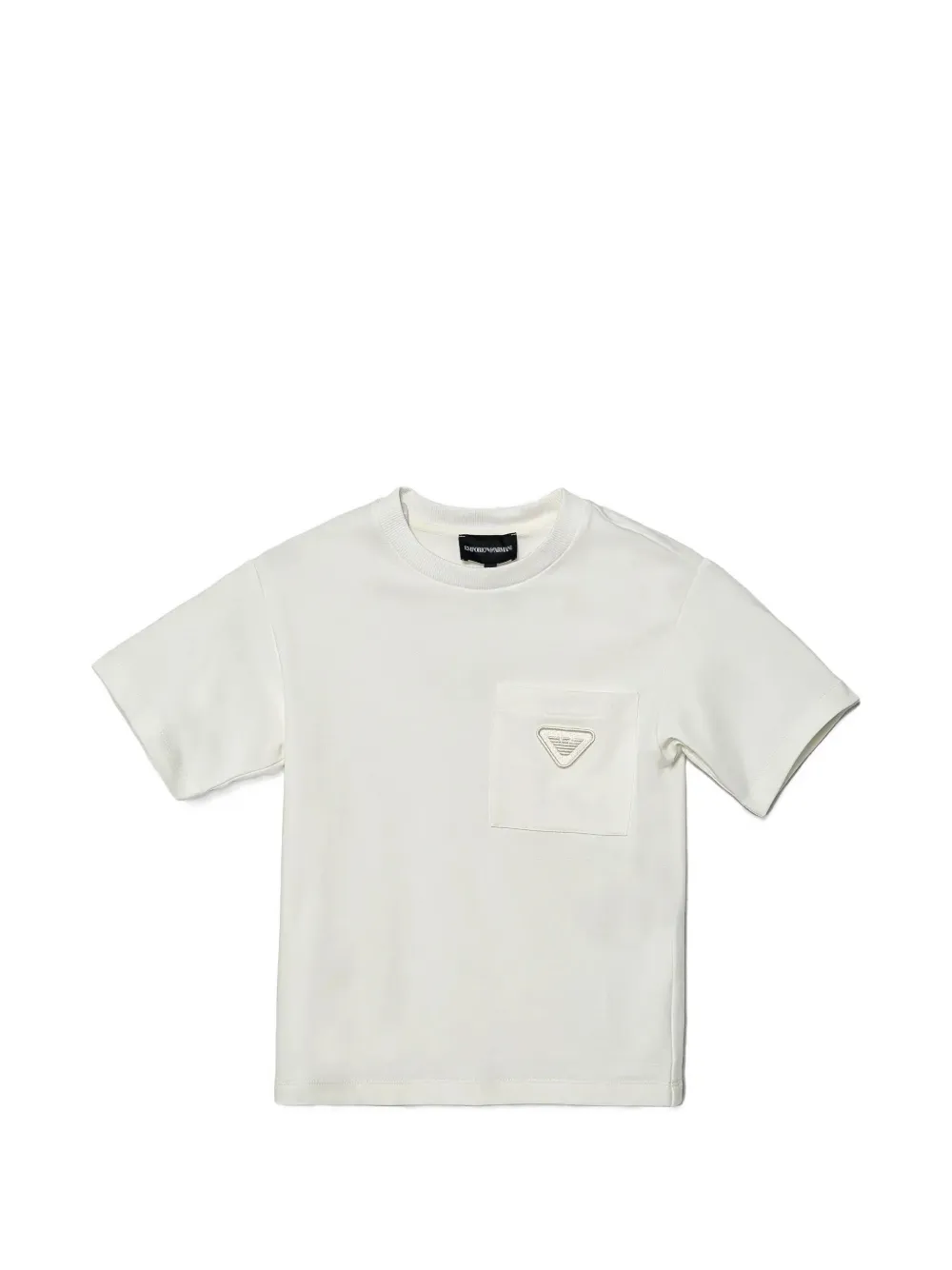 Armani Exchange pocket-embroidered T-shirt - Bianco