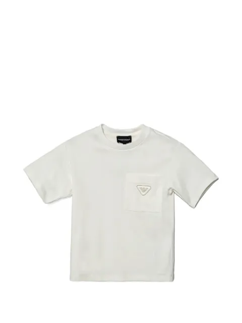 Armani Exchange pocket-embroidered T-shirt