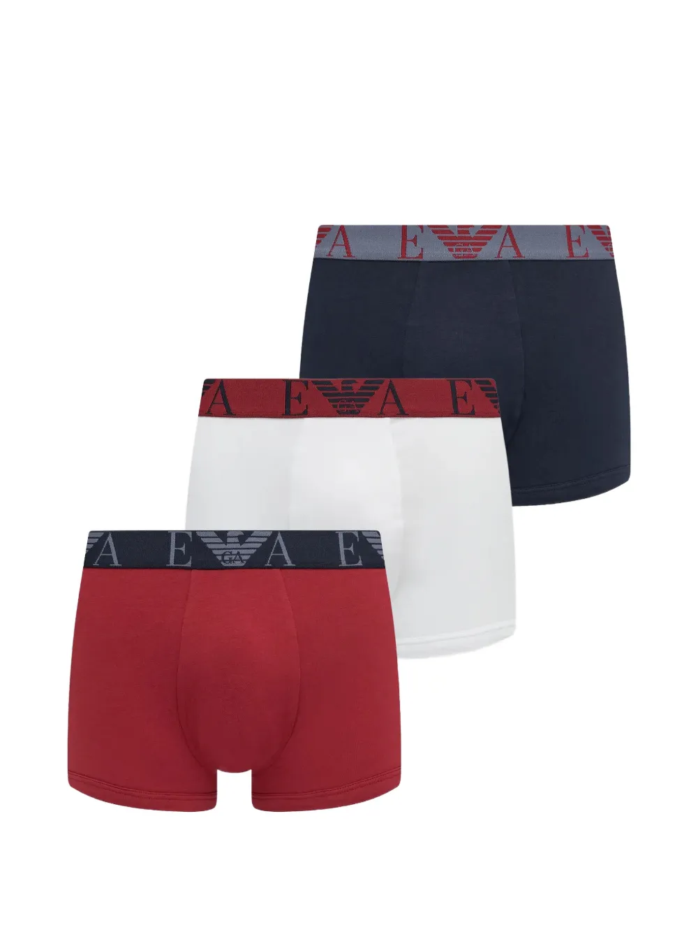 Armani Exchange logo-waistband trunks - Rosso