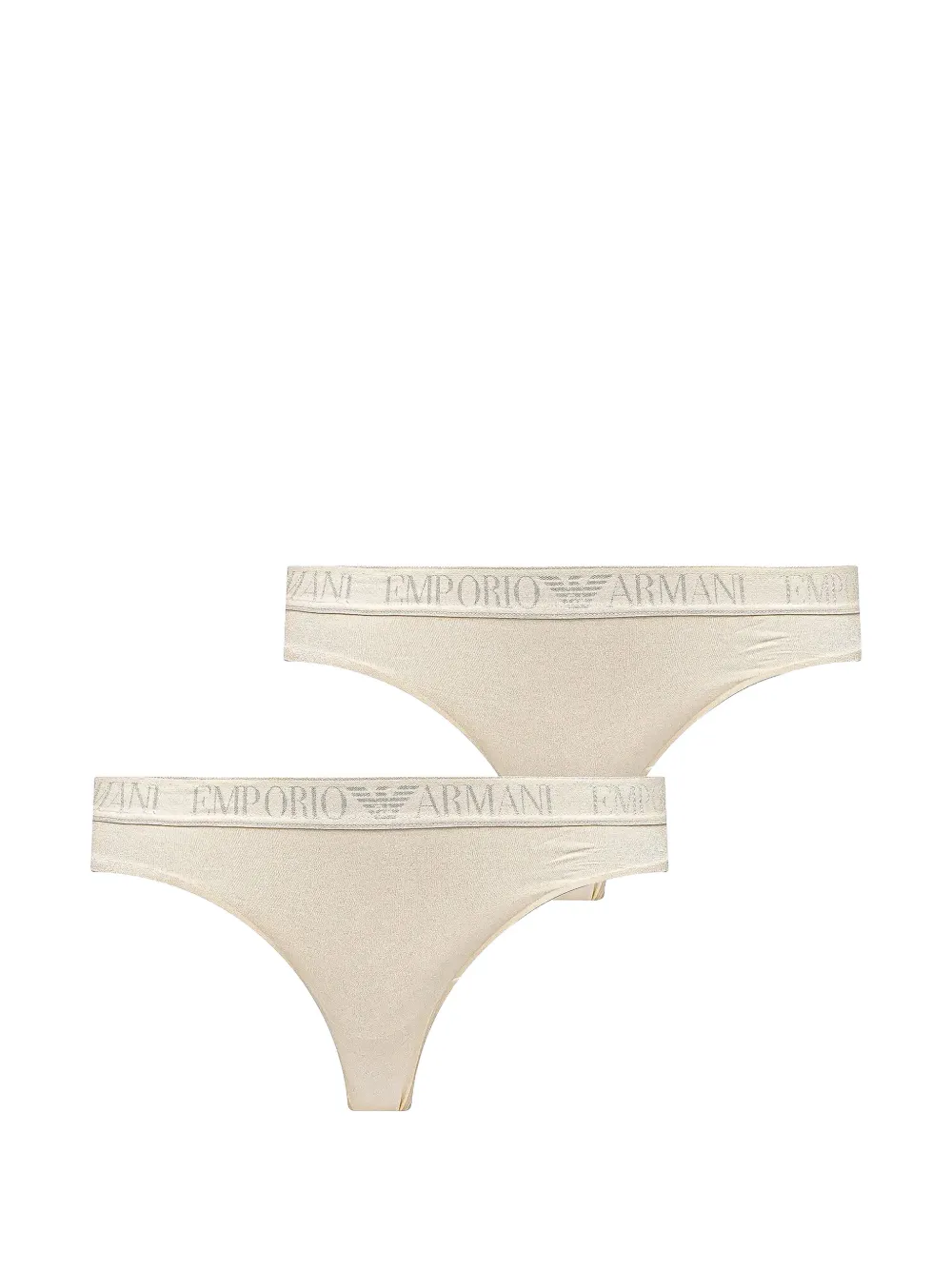 Armani Exchange logo-waistband thongs - Toni neutri