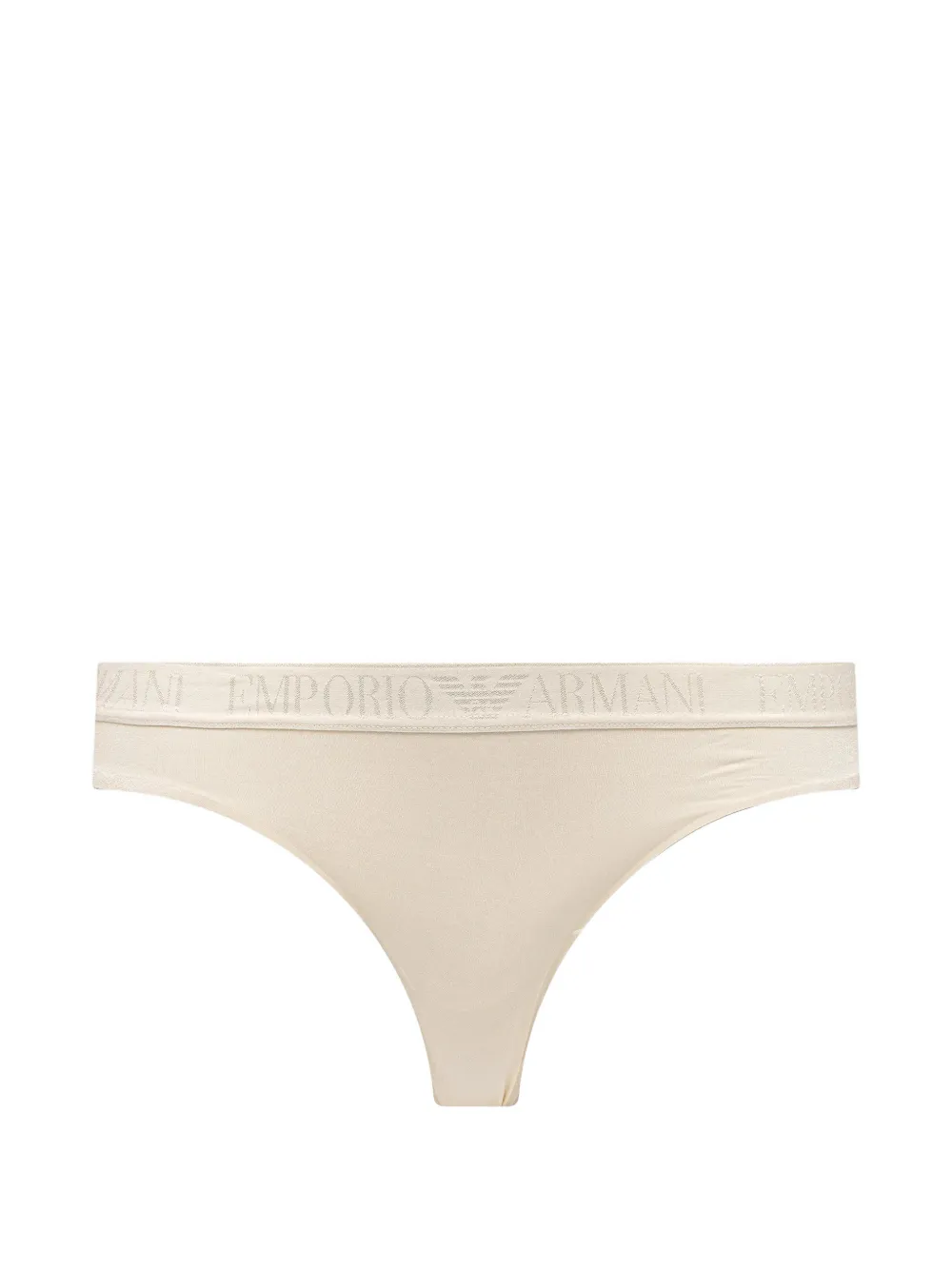 Armani Exchange String met logo tailleband Beige