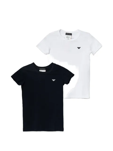 Armani Exchange logo-embroidered T-shirt