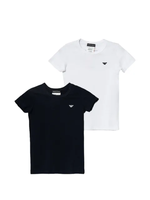 Armani Exchange logo-embroidered T-shirt