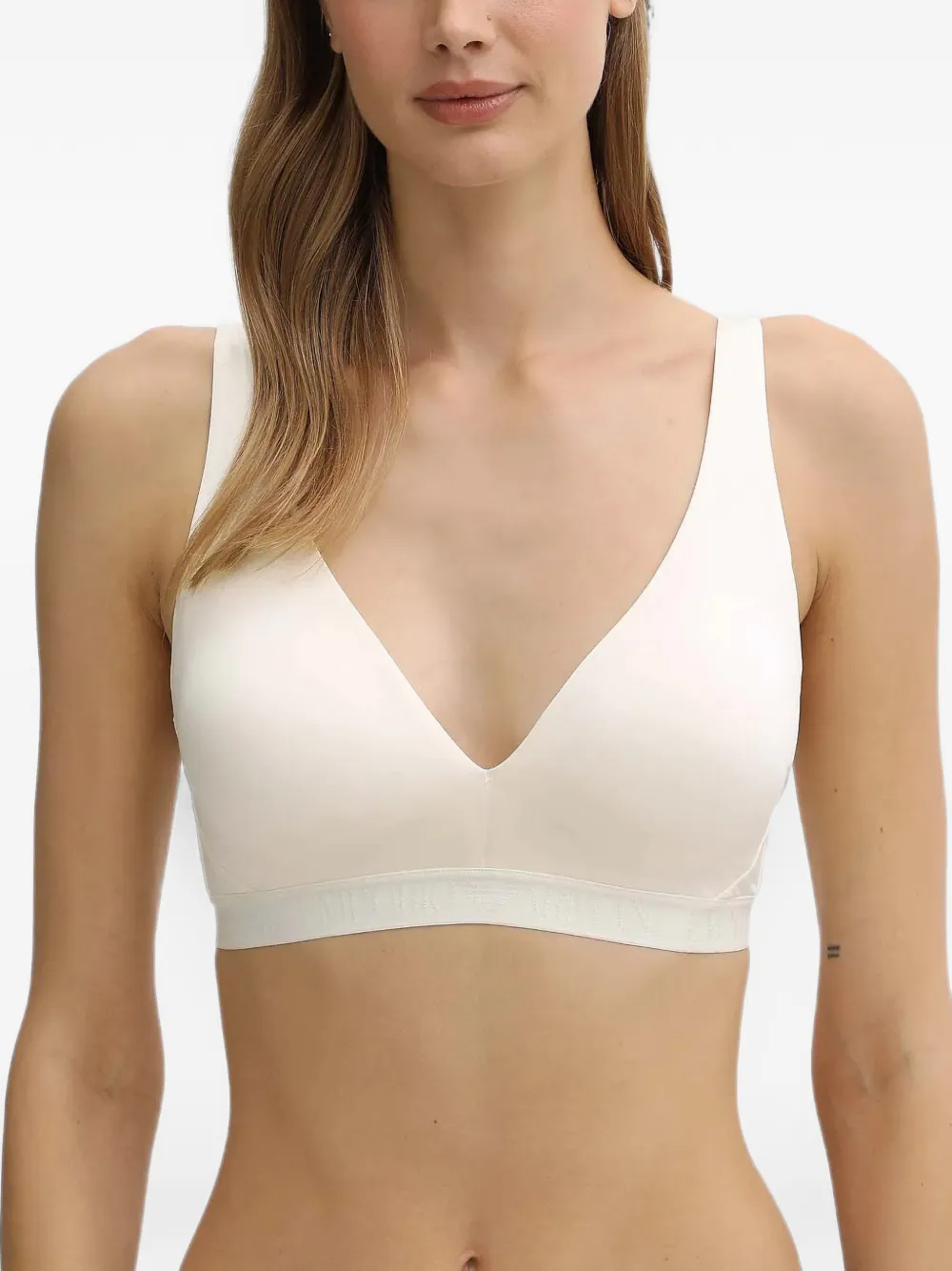 Armani Exchange logo bra - Toni neutri