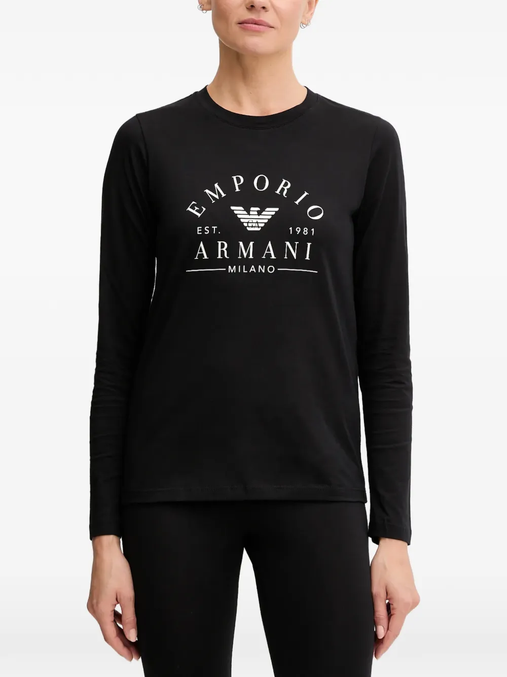 Armani Exchange long-sleeve T-shirt - Nero