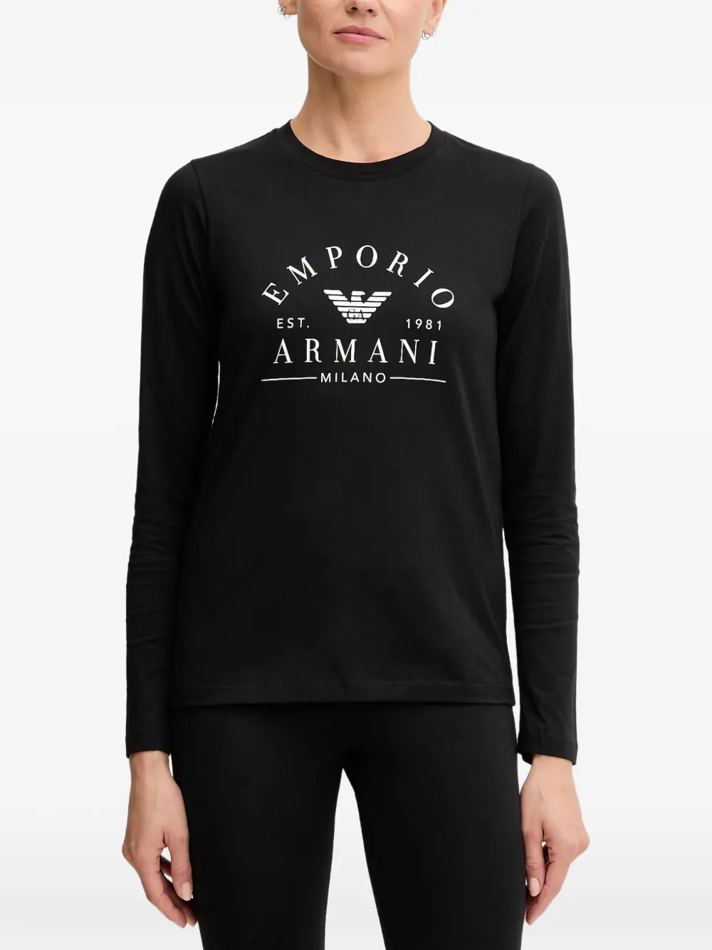 Armani Exchange long-sleeve T-shirt - Nero