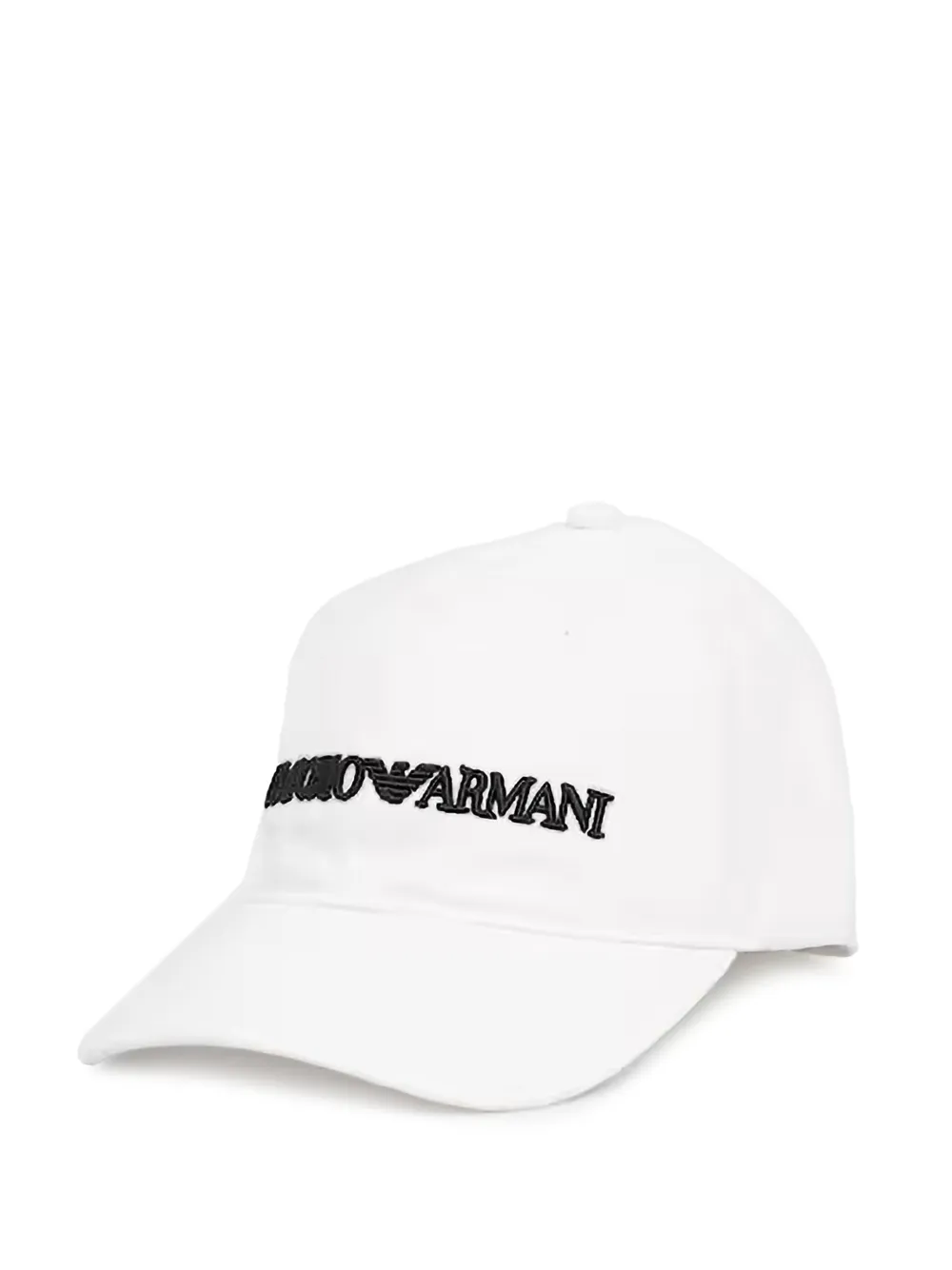 Armani Exchange embroidered-logo baseball cap - Bianco