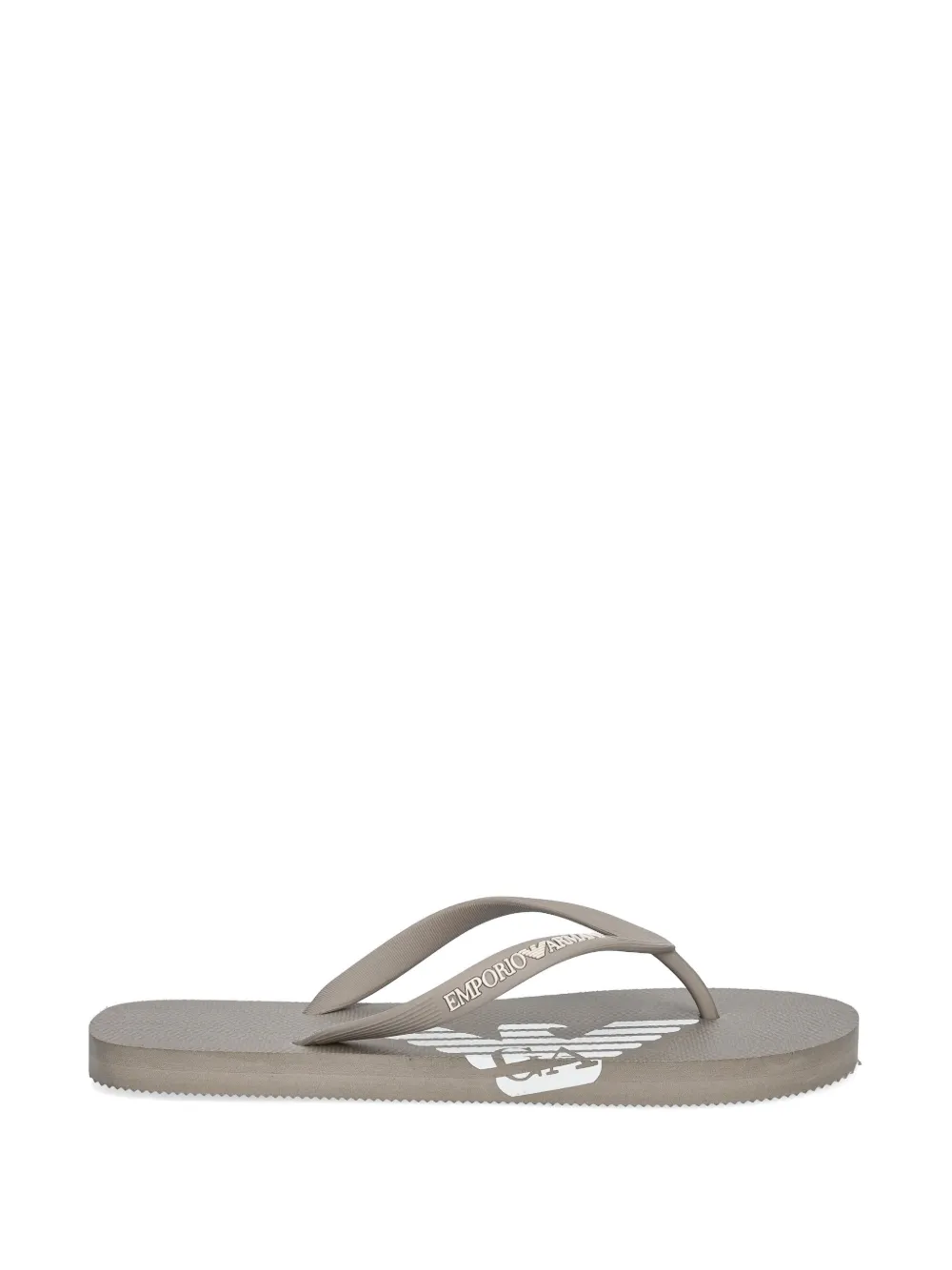 Armani Exchange logo-print flip-flops Grijs