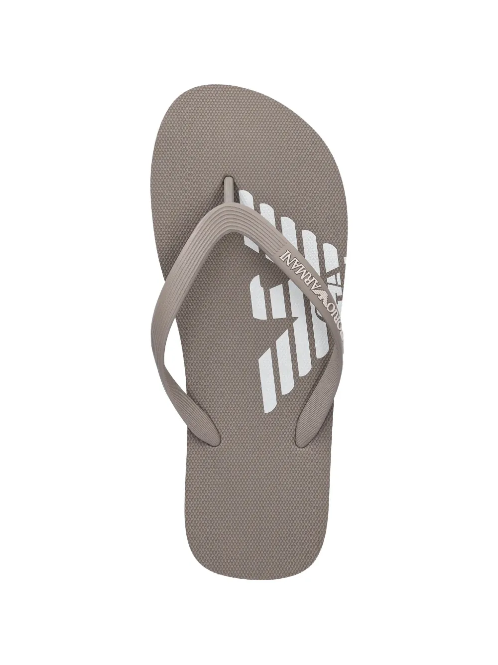 Armani Exchange logo-print flip-flops Grijs
