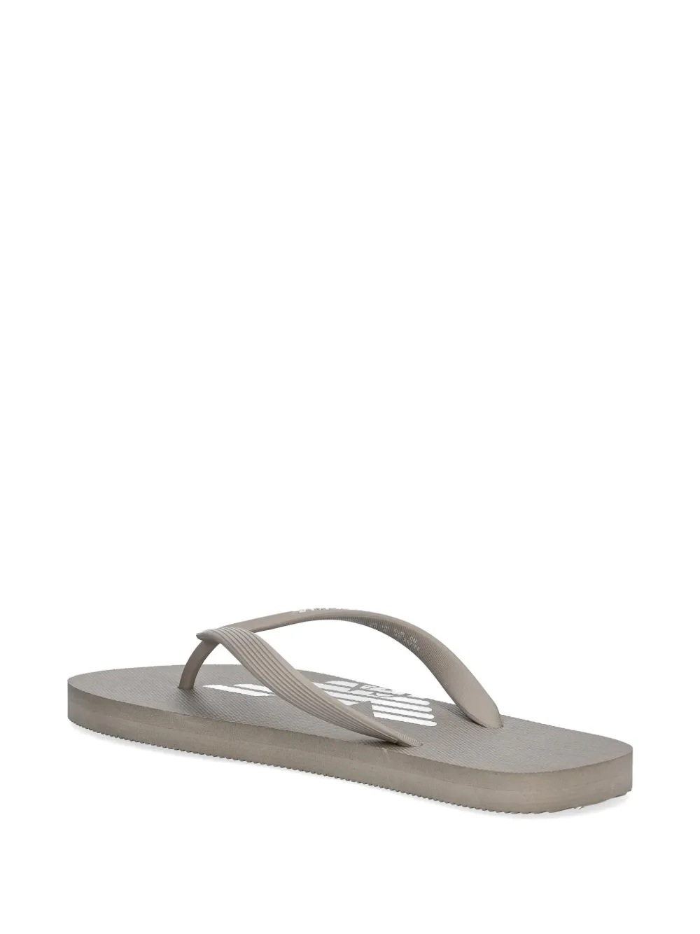 Armani Exchange logo-print flip-flops Grijs