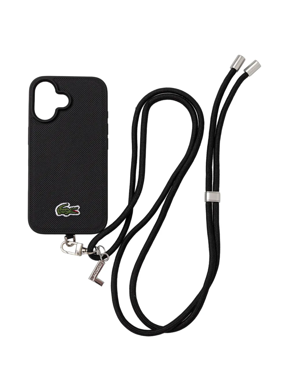 Lacoste iPhone 16 Plus phone case - Nero