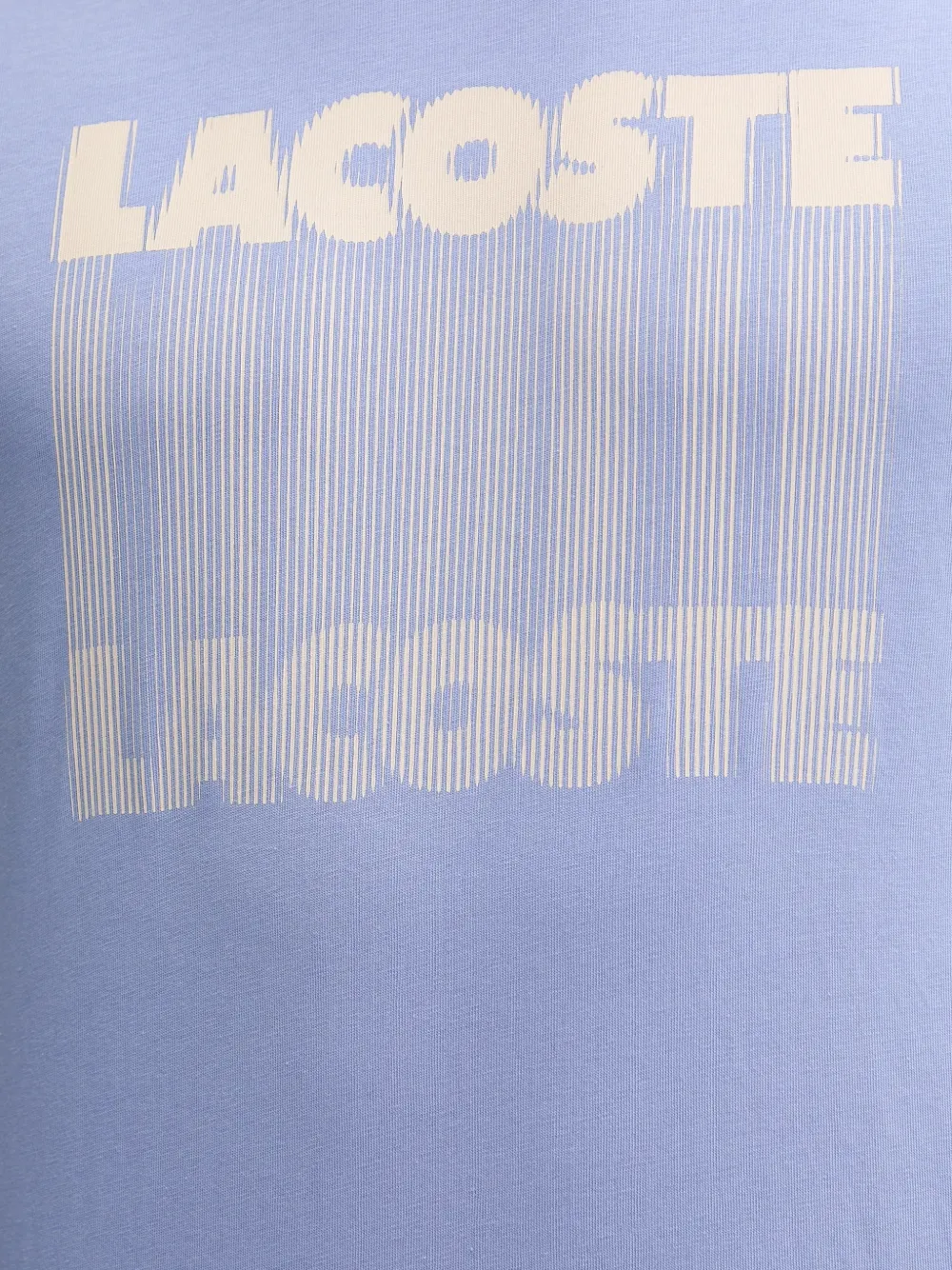Lacoste T-shirt met logoprint Paars