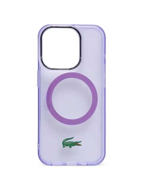 Lacoste logo-plaque iPhone 15 Pro 6.1 case