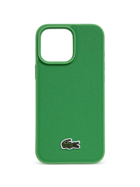 Lacoste logo-appliqué iPhone 16 Pro Max case