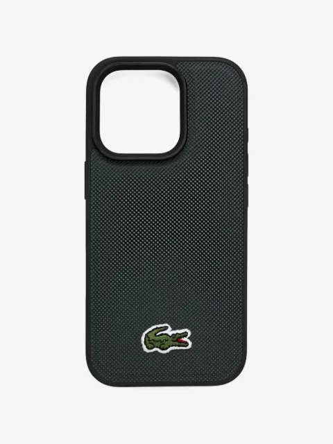 Lacoste logo-plaque iPhone 16 Pro case