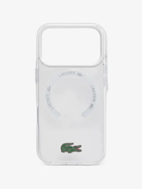Lacoste logo-plaque iPhone 17 Pro case