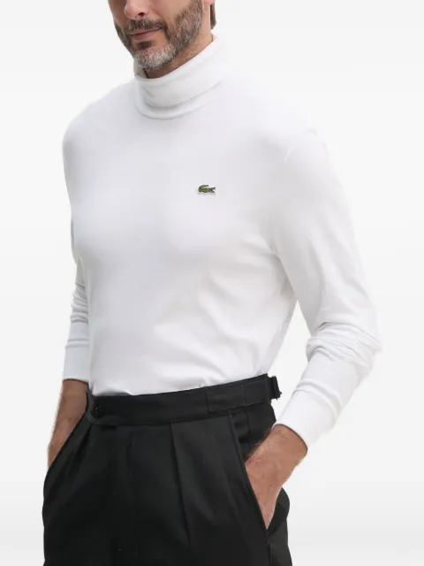 Lacoste roll-neck logo knitwear