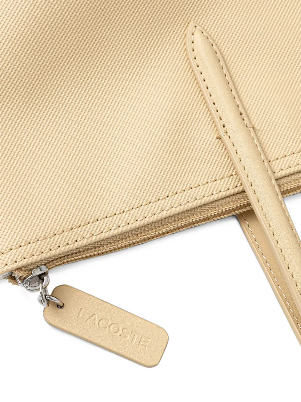Lacoste small L.12.12 Concept tote bag Beige