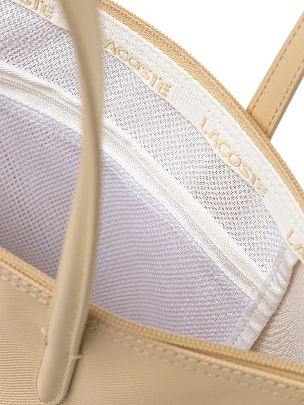 Lacoste small L.12.12 Concept tote bag Beige