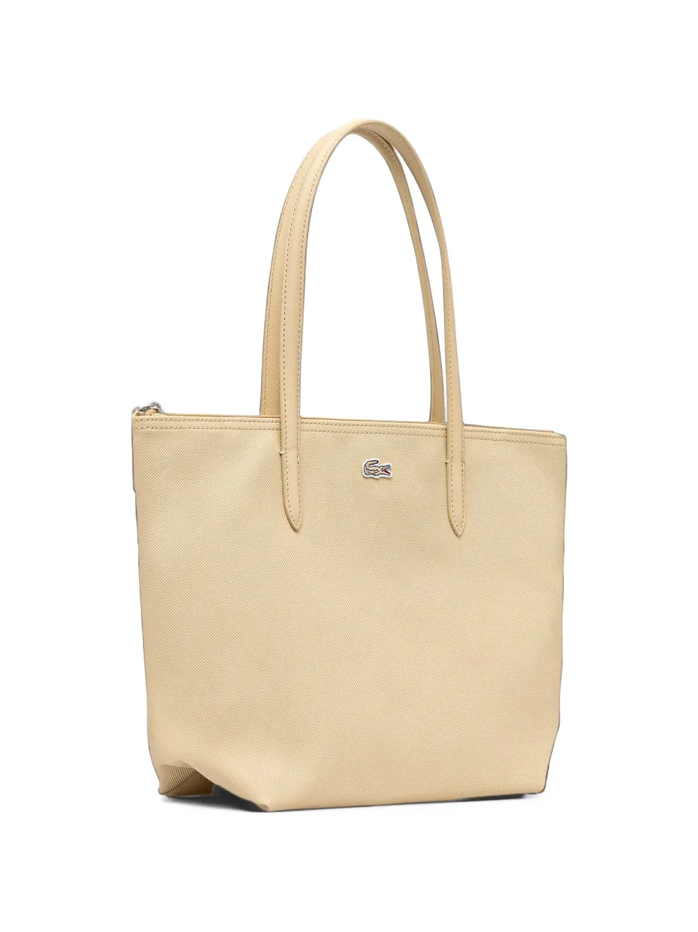 Lacoste small L.12.12 Concept tote bag Beige