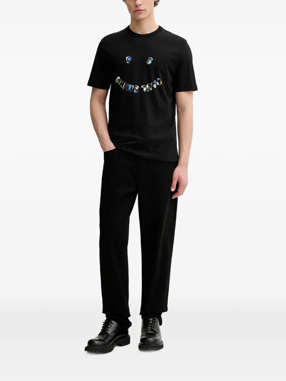 PS Paul Smith T-shirt met grafische print Zwart