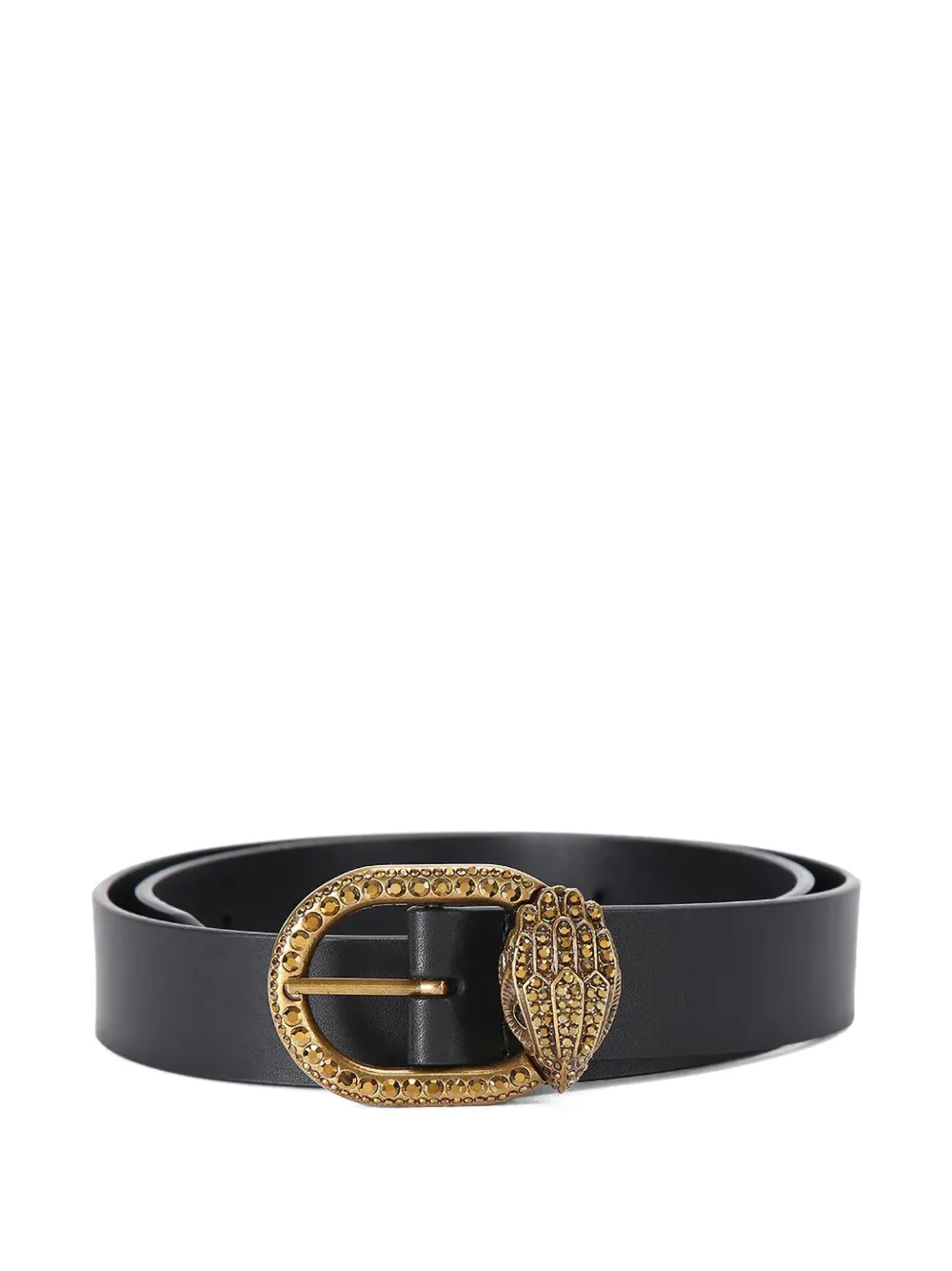 Kurt Geiger London Mayfair crystal-embellished belt - Nero