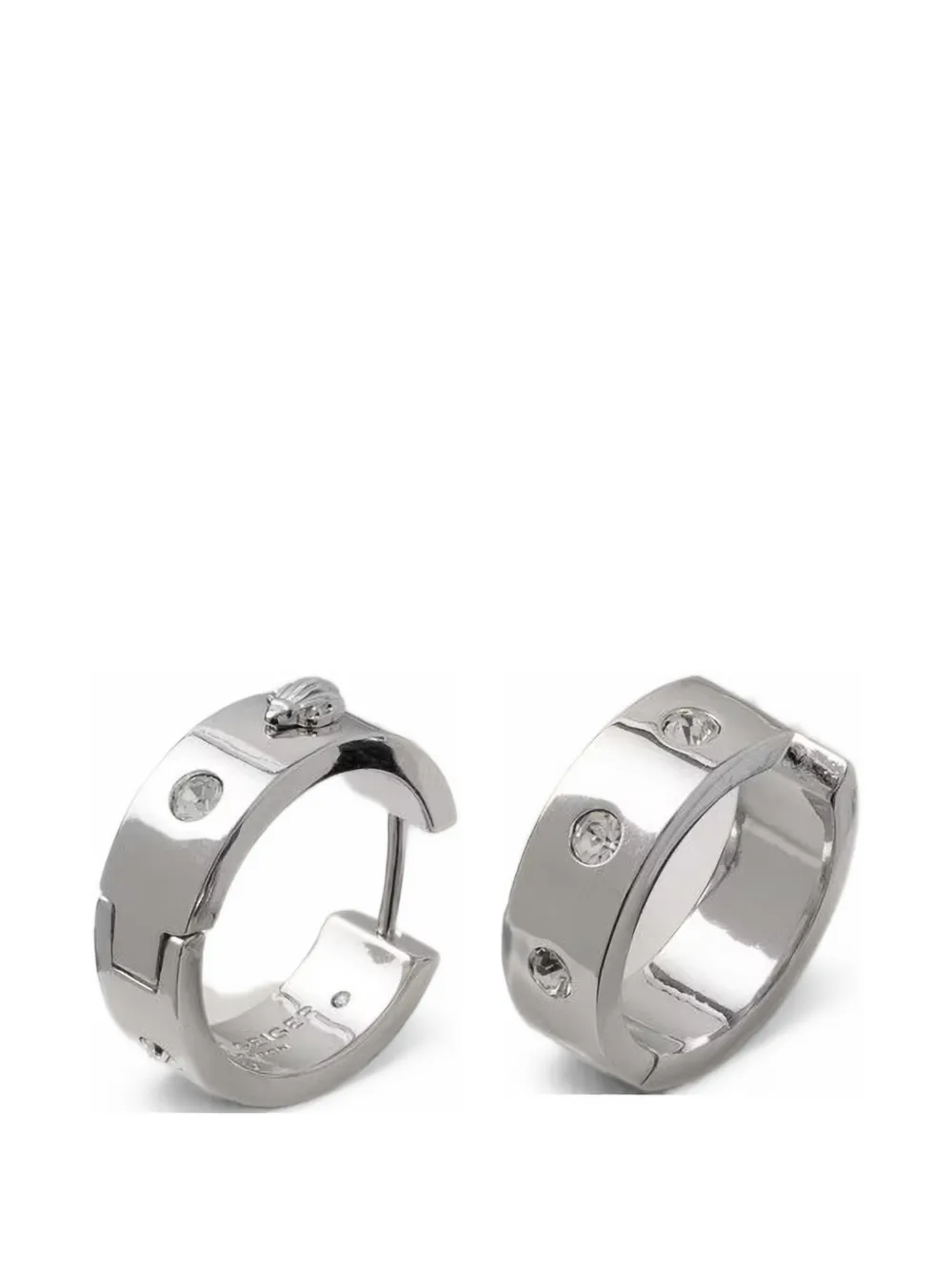 Kurt Geiger London créoles Eagle Head à ornements en cristal - Argent Kurt Geiger London créoles Eagle Head à ornements en cristal - Argent