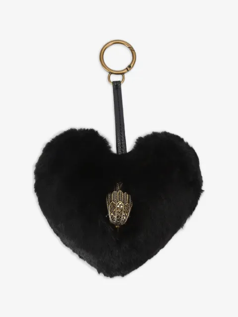 Kurt Geiger London Eagle Head heart keyring