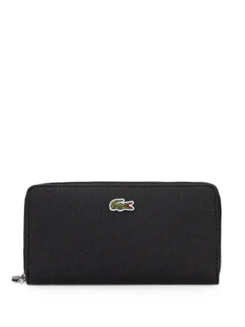 Lacoste logo-patch zip-around wallet