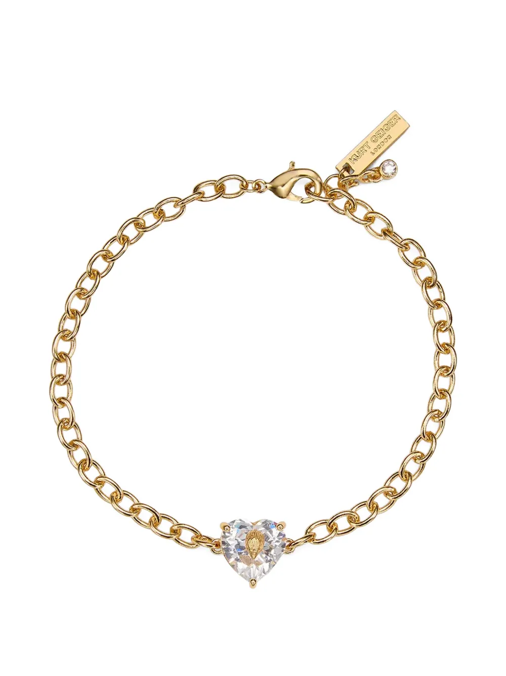 Kurt Geiger London Bracciale con ciondoli a cuore - Oro