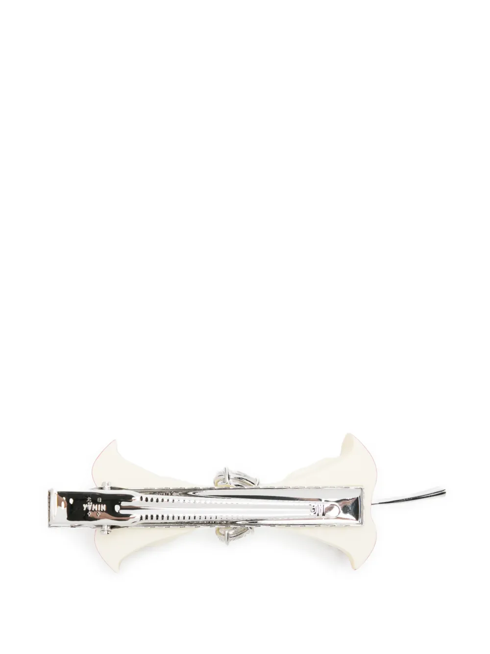  Yvmin Jewelled Apple Hair Clip - Neutrals 