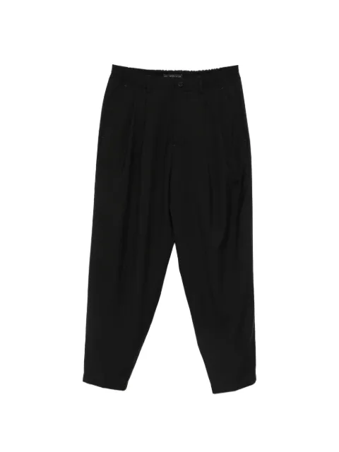 Low Brand pleated elasticated-waistband trousers