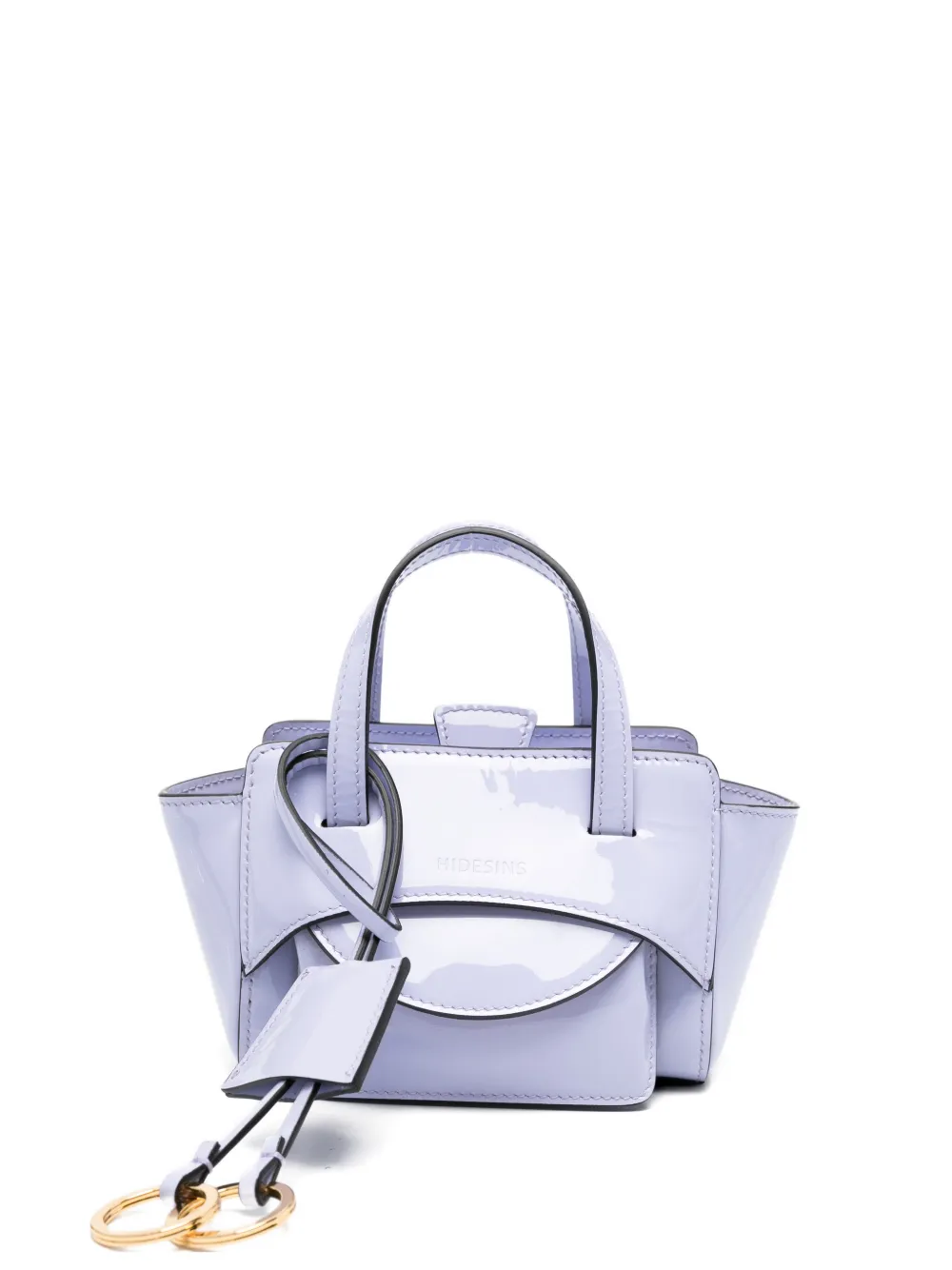 HIDESINS xs flap-fastening tote bag - Viola