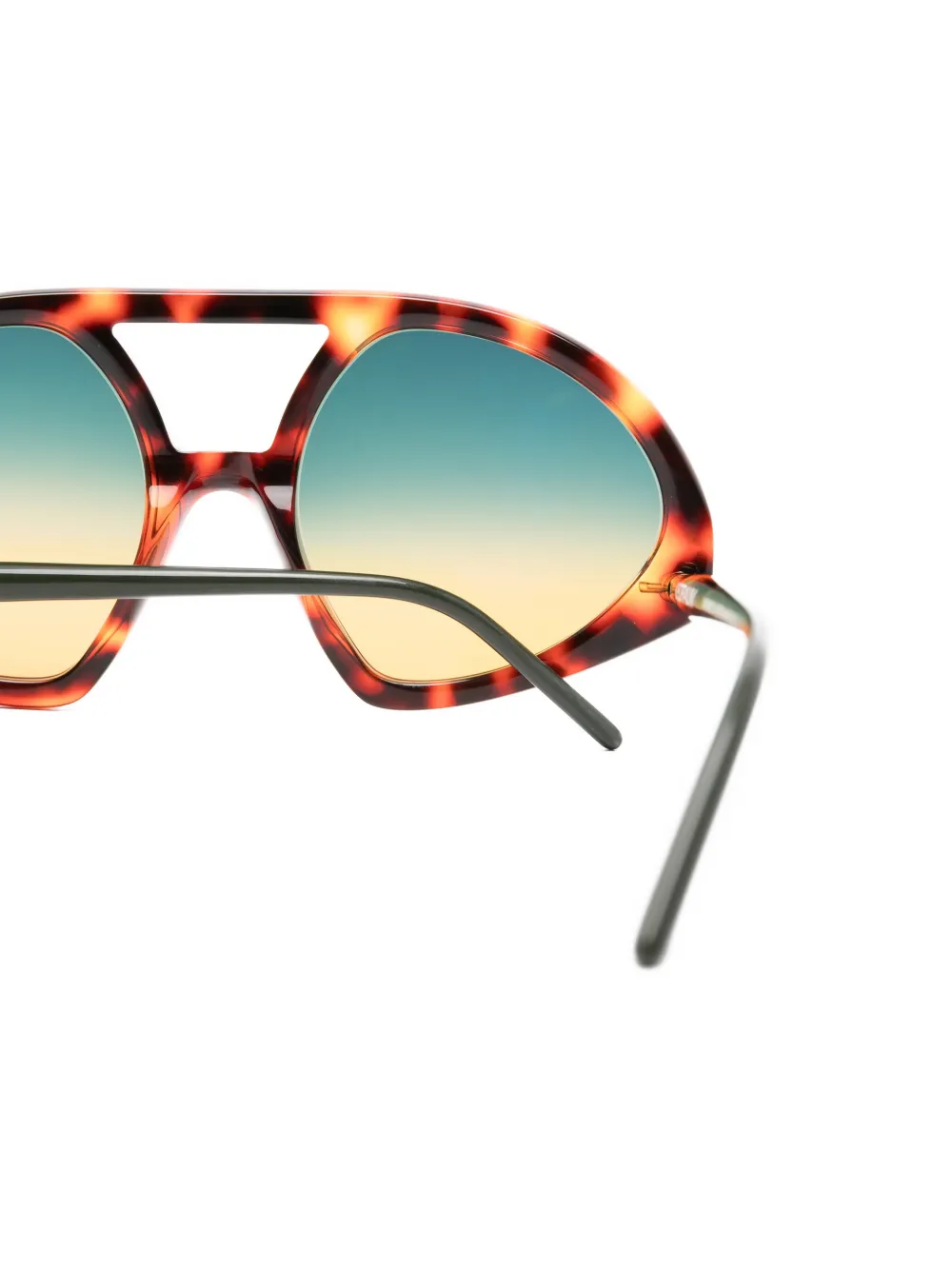  Kuboraum Gafas De Sol Con Montura Estilo Piloto - Marrón 