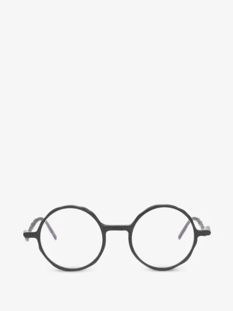 Kuboraum round frame glasses