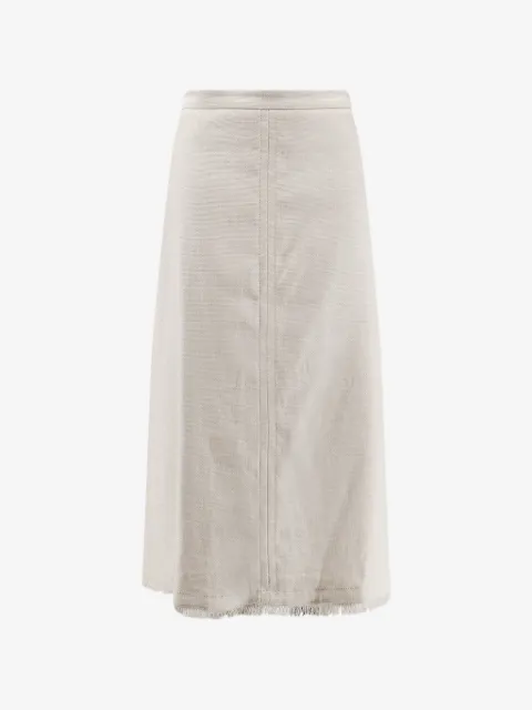 'S Max Mara A-linjekjol med fransar