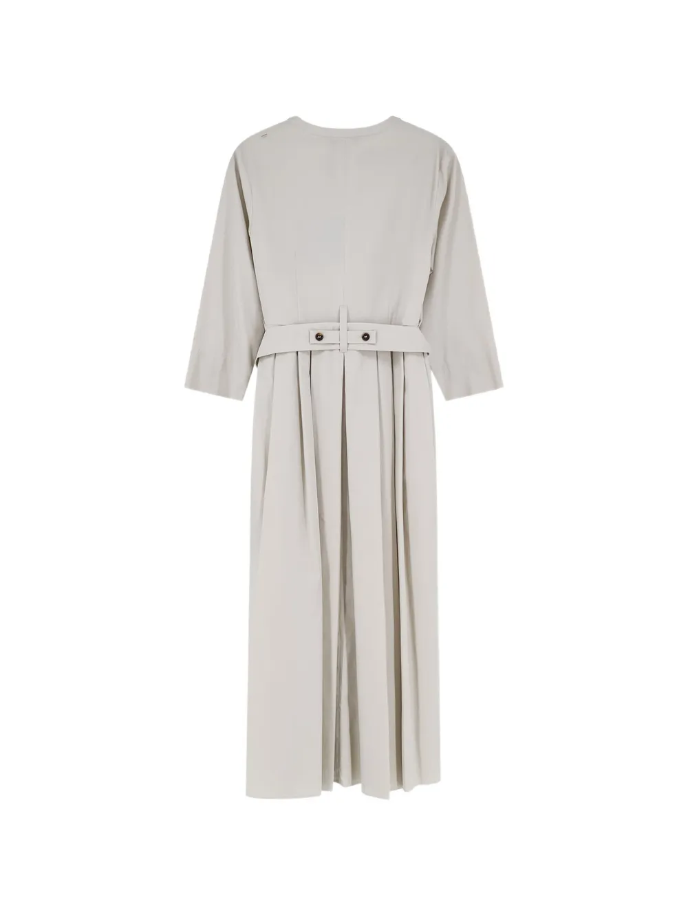  's Max Mara Belt Button Midi Dress - Grey 