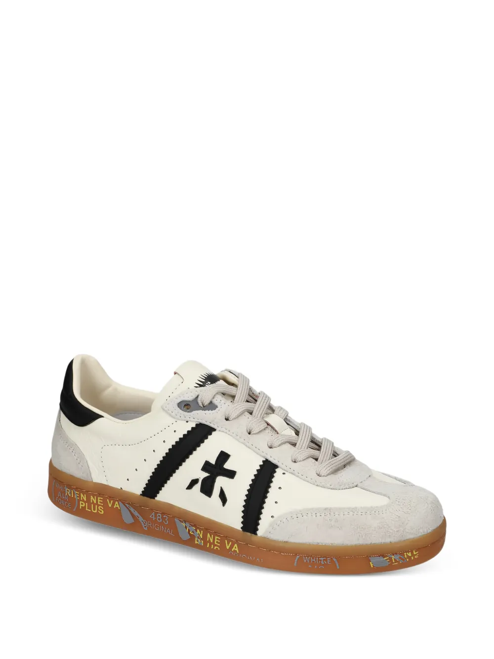 Premiata Bonnie 8123 suède sneakers met applicatie Wit