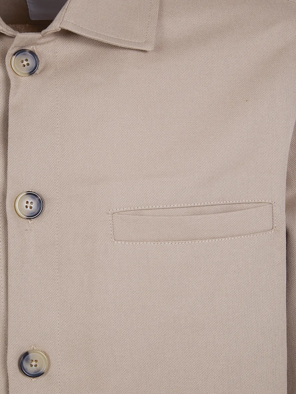 PT Torino Chest-pocket Shirt Jacket in Neutrals, view 3