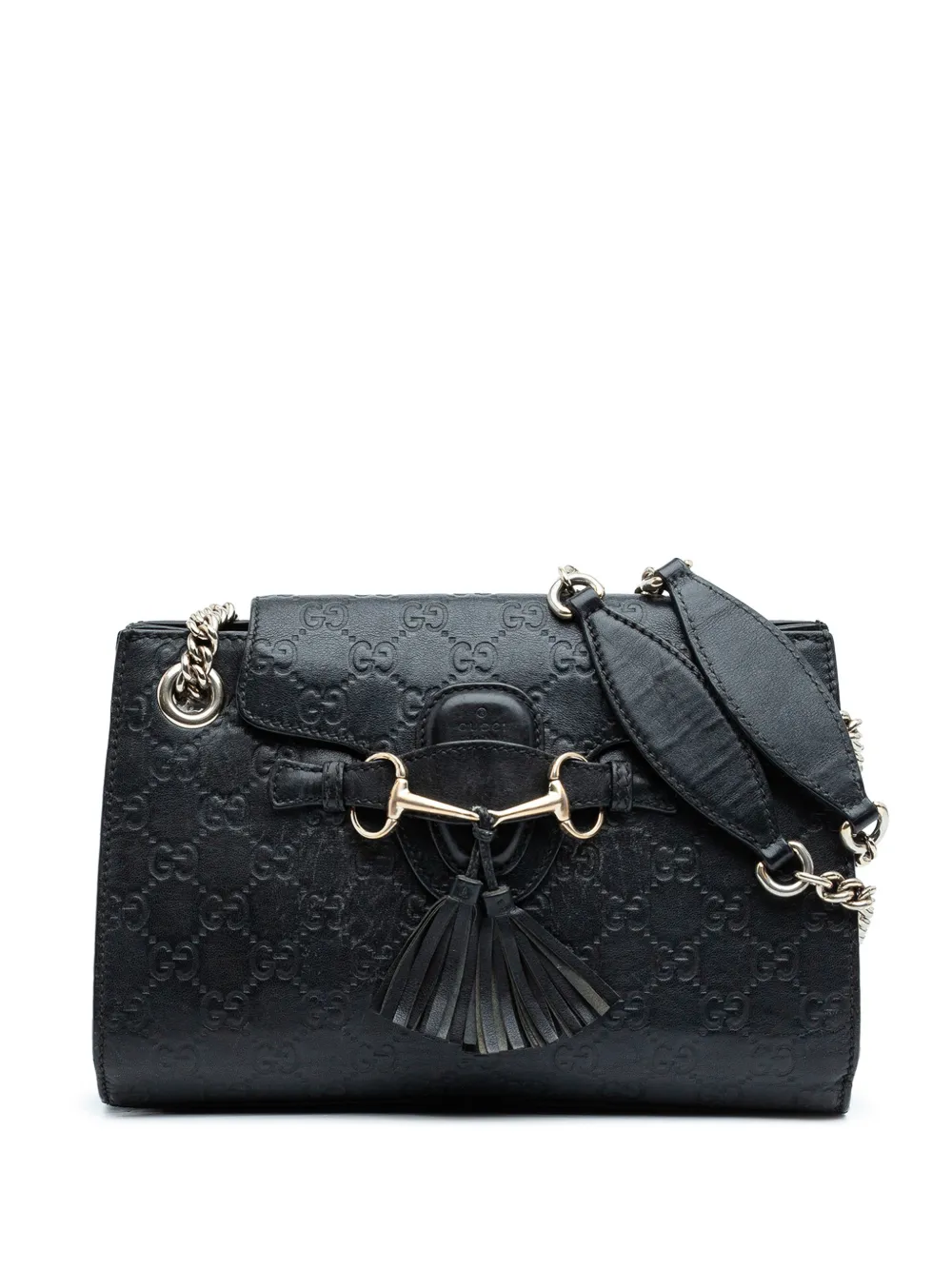 Gucci Pre-Owned 2016-2025 Small Guccissima Emily shoulder bag - Nero