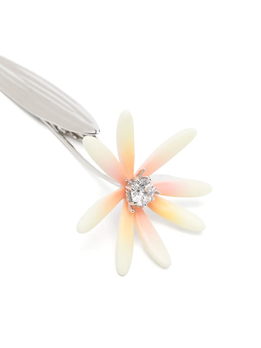  Yvmin Floral-motif Hair Clip - Silver 