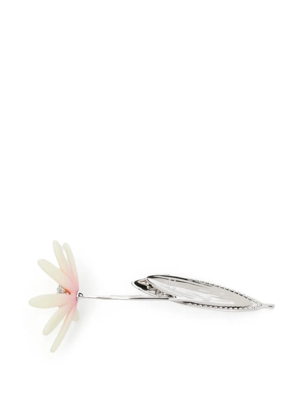  Yvmin Floral-motif Hair Clip - Silver 
