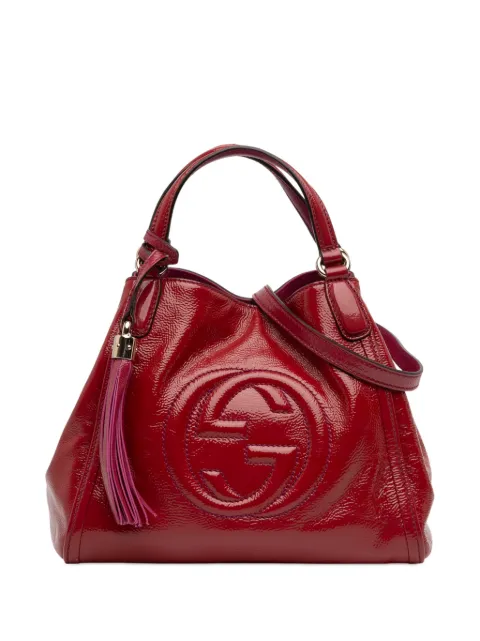 Gucci Pre-Owned 2016-2025 kleine Soho lakleren tas